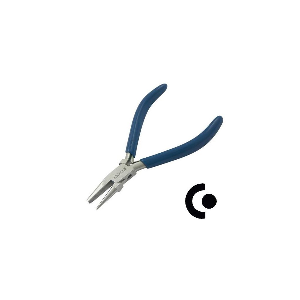 Kleště tvarovací šínové kulaté s drážkou, izolované, 130 mm