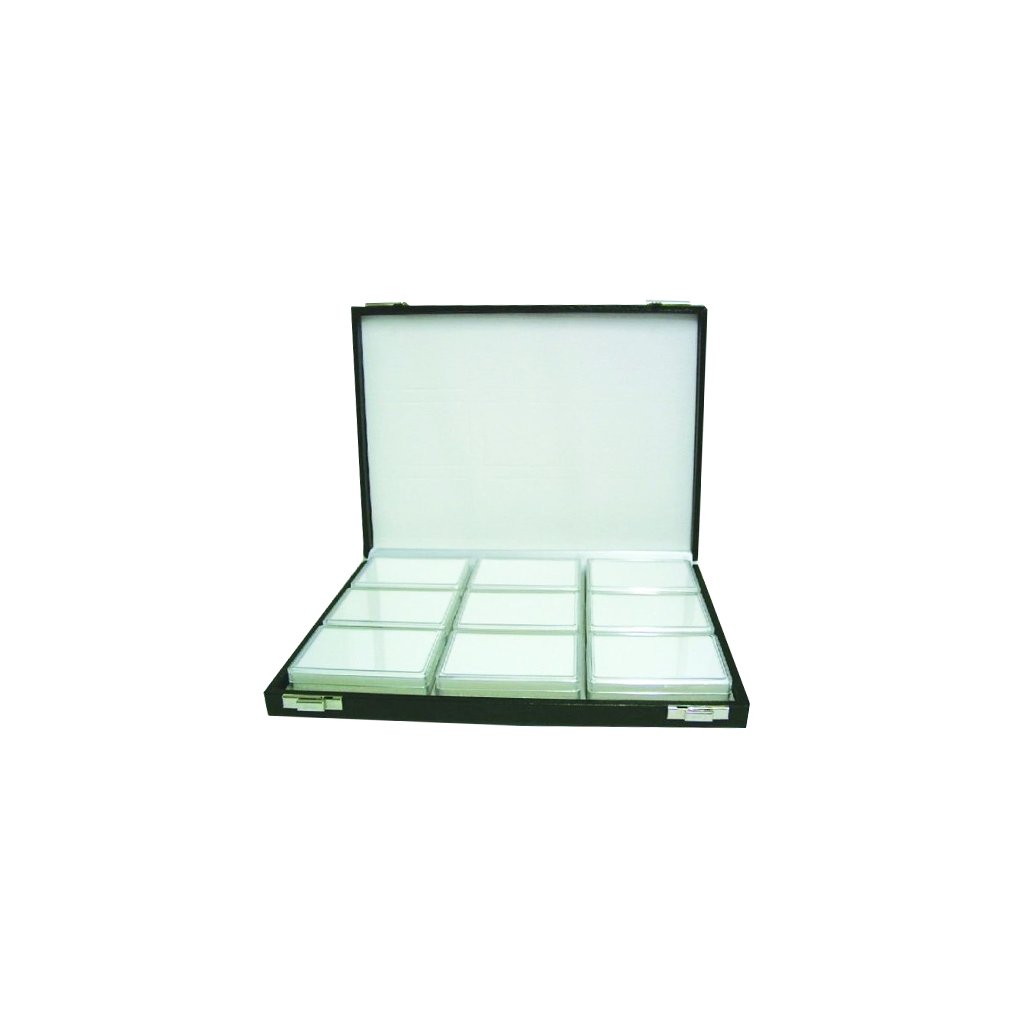 Kožená kazeta na kameny, 9 krab.