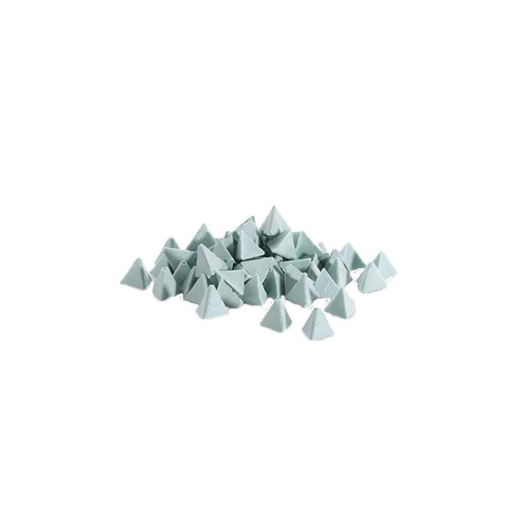 PM10 plastic grinding chips, mint green, 1 kg