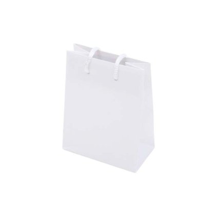 TINA Paper Bag - White, 9 x 12 x 5 cm