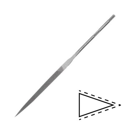 Pilník jehlový nožový