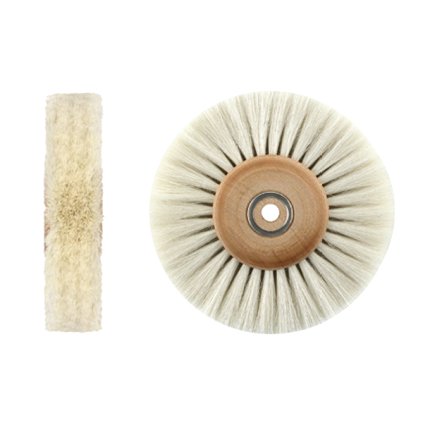 Kotouč kozí chlup s dřevěným středem, pr. 40/85 mm