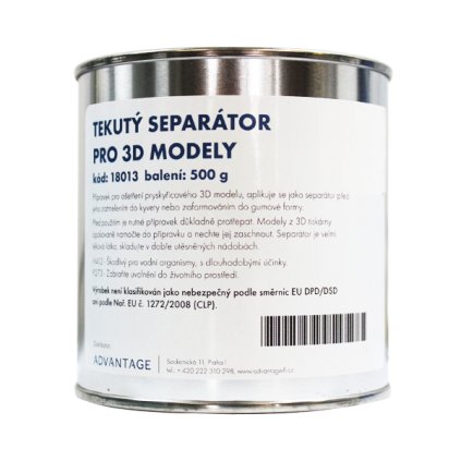 Tekutý separátor pro 3D modely