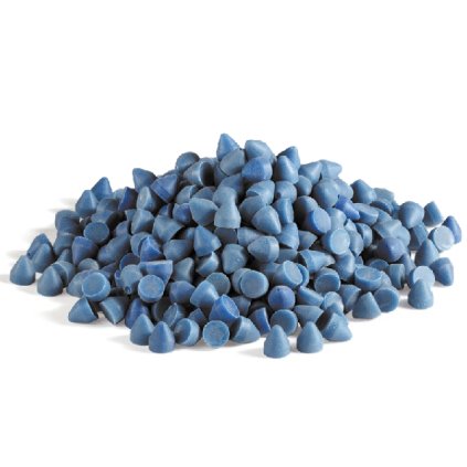 KO10 plastic grinding chips, blue, 25 kg