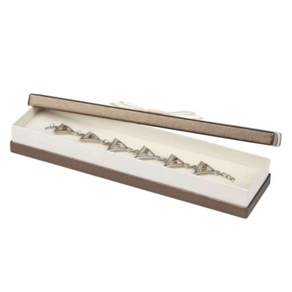 DIANA náramek, hodinky 220x55 mm - HNĚDÁ