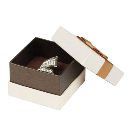 DIANA prsten 54x54 mm - BÉŽOVÁ