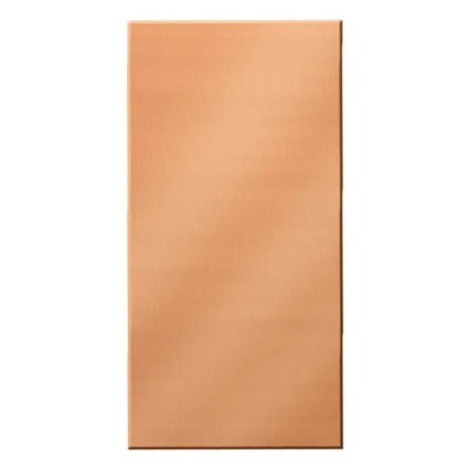 Copper practice plate, 50.8 x 101.6 x 1.27 mm