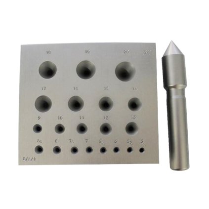 Bezel blocks with punches ROUND 5-20 mm, 32°