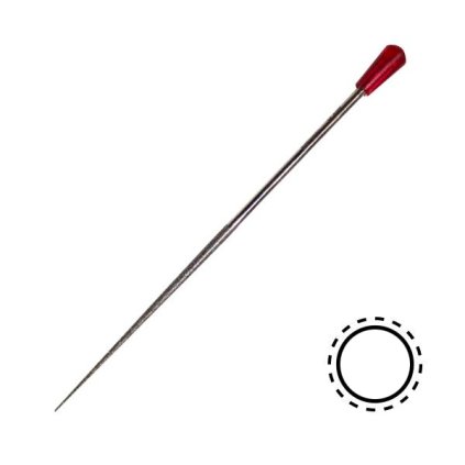 Diamond needle file, round, 140/70