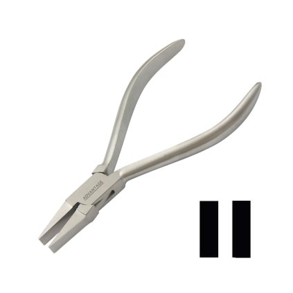Flat Nose Pliers, 130 mm, Smooth Jaws & Matt Finish