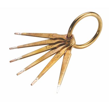 Set of Testing Needles for Gold and Silver, 6 pcs