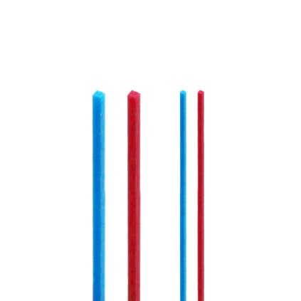 Micro Ceramic Fibres, square 0.9 x 0.9 x 50 mm