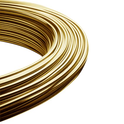 Mosazný drát nelakovaný 0,4 mm (30 m)