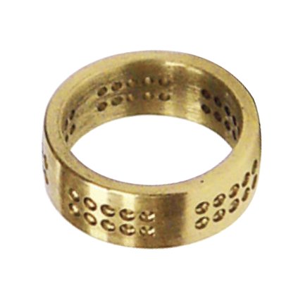 Practice Ring, Pavé, Brass, 1.5 mm Stone Holes