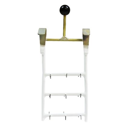 Jig for rings with 18 rhodium plated hooks, 150x68 mm