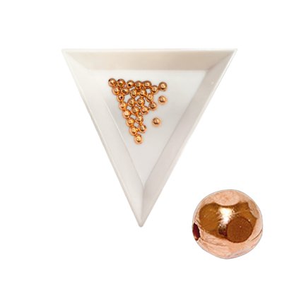 Fazetované korálky 3,5 mm (KF3), cca 27 ks