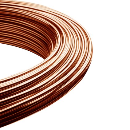 Měděný drát nelakovaný 1 mm (5 m)