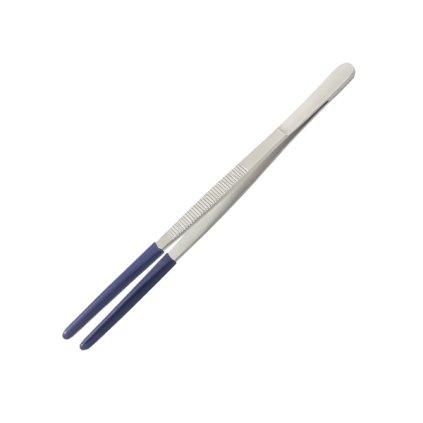 Steam Cleaning Tweezer, Thick PVC Coating on Jaws, Size 12"