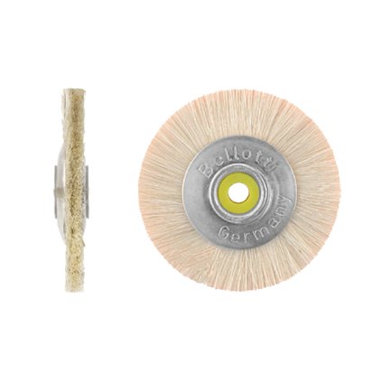 Chungking borste, goats hair, soft, 49 mm, metal center, plastic hub