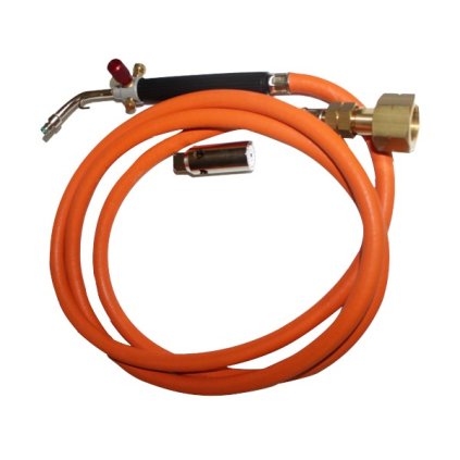 Propane-butane gas burner, with pressure valve