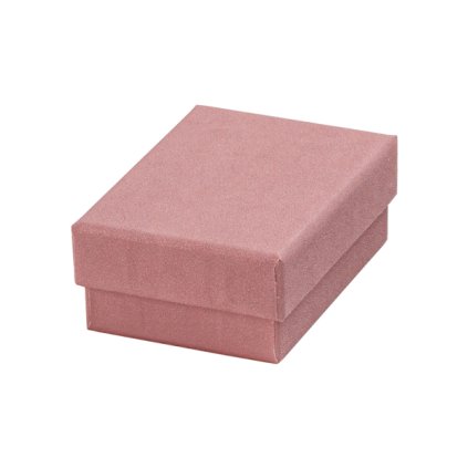 SARA snubní prsteny, náušnice, souprava 54x74 mm - RŮŽOVÁ