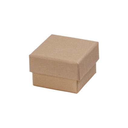 SARA Ring Jewellery Box - Beige, 45x45 mm