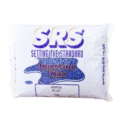 Vstřikovací vosk SRS XR2028 modrý, 1 kg
