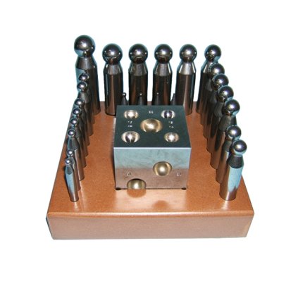 Complete cube dapping die 2 to 25 mm
