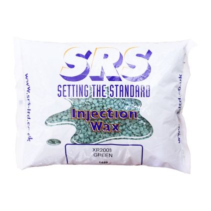Vstřikovací vosk SRS XR2003 zelený, 1 kg