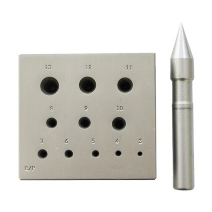 Bezel blocks with punches ROUND 3-13 mm, 17°