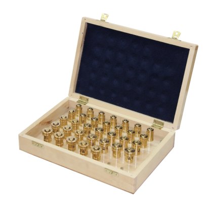 Set of collets outside, width 3 mm, 33 pcs