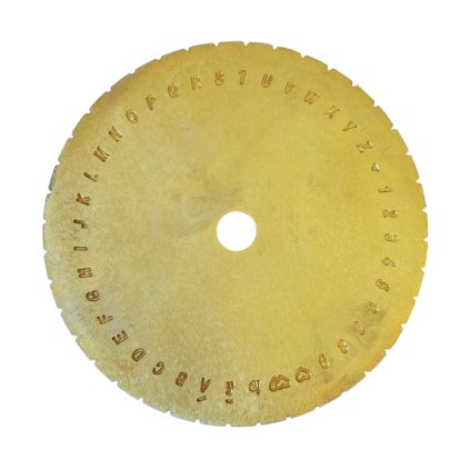 Šablona s malým tiskacím písmem pro gravírovací stroj Presidium