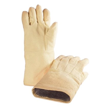 Rukavice prstové, ALU, odolnost 600 °C, 420 mm