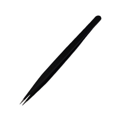 Diamond Titanium Tweezer (Black Coated), length 160 mm