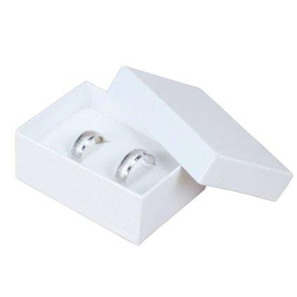TINA Small Set Jewellery Box - White, 48 x 68 mm