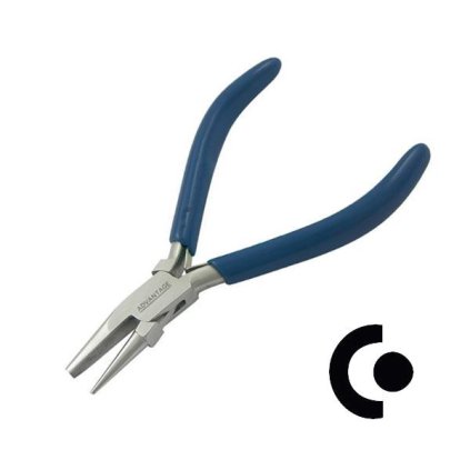 Kleště tvarovací šínové kulaté s drážkou, izolované, 130 mm