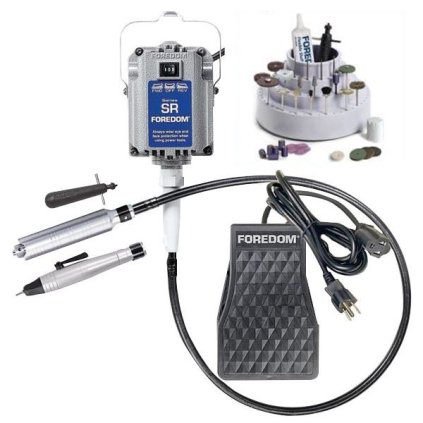 Hang-Up Motor Foredom M.SR-CE SJ, Deluxe Jewelers Kit