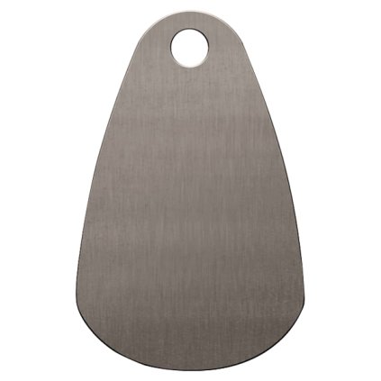 Stainless Steel Key Fob, Style 2
