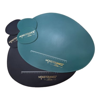 Kožené podložky Monsterance – zelené