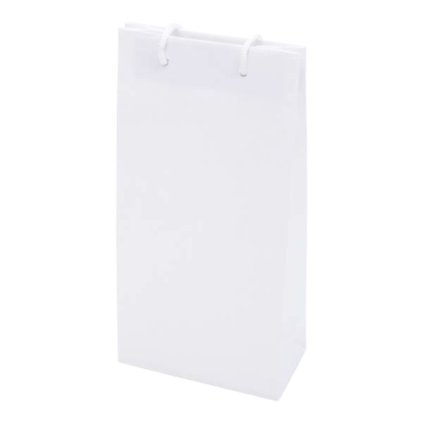 TINA Paper Bag - White, 12 x 24 x 6 cm
