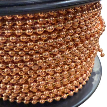 Měděný kuličkový řetízek 4,5 mm, 1 m