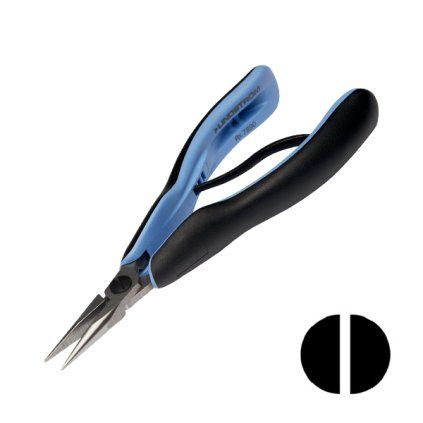Precision Holding Pliers / Chain Nose - S / Serrated