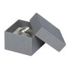 CARLA Ring Jewellery Box - Grey 48 x 48 mm