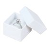 TINA Ring Jewellery Box - White, 34 x 34 mm