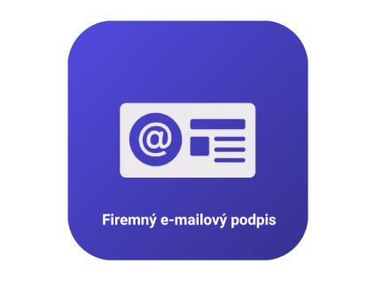 Firemný e-mailový podpis (grafika + text)