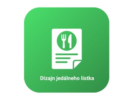 Grafický návrh jedálneho lístka / denného menu