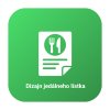 Grafický návrh jedálneho lístka / denného menu