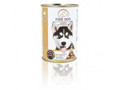 Fine dog konzerva puppy pro štěňata 415 g
