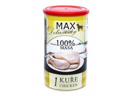 Konzerva Max Deluxe 1 kuře 1200 g