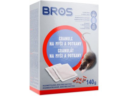 Bros granule na myši a potkany 140 g